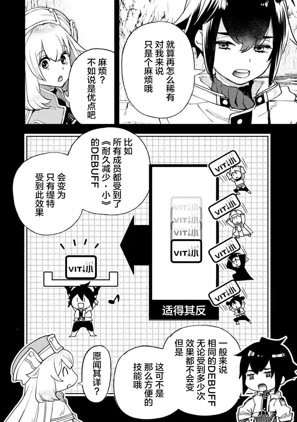 关于四个持有负面技能的人聚在一起，就会发生相乘作用的最强队伍这件事 第6话 第26页