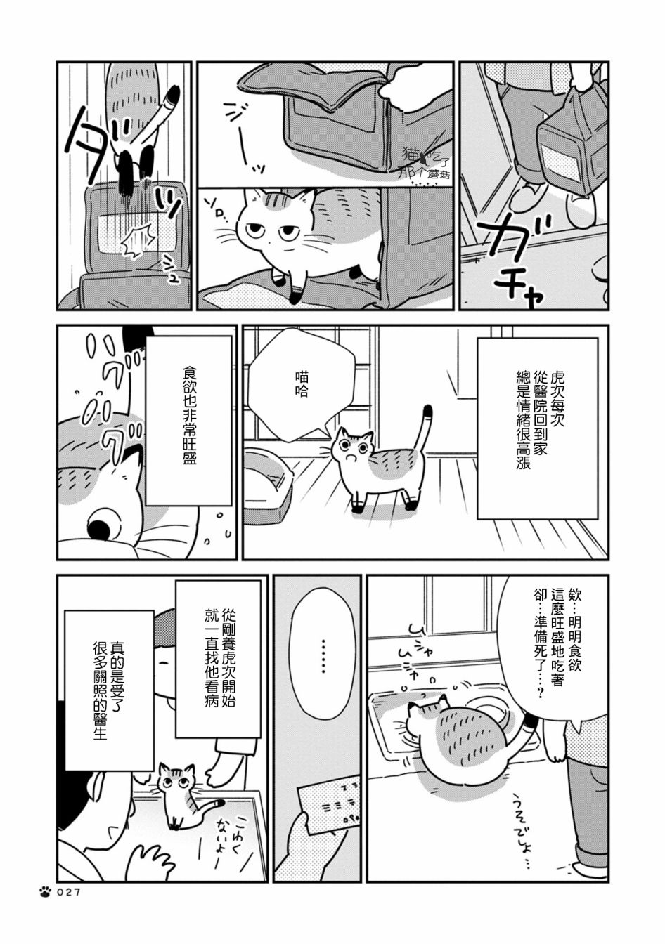猫咪虎次漫长的一天 第4话 第3页
