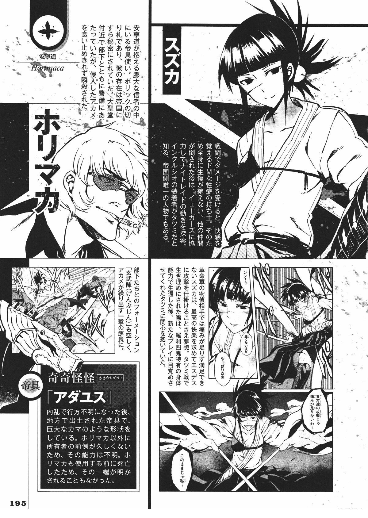斩·赤红之瞳! 官方设定集 第196页