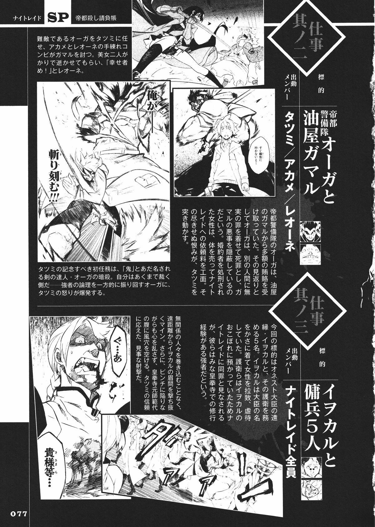 斩·赤红之瞳! 官方设定集 第78页