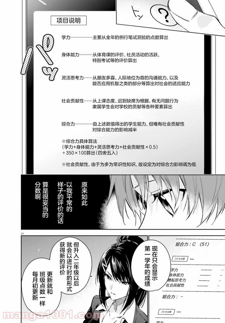 欢迎来到实力至上主义的教室 2年级篇 第1话 第19页