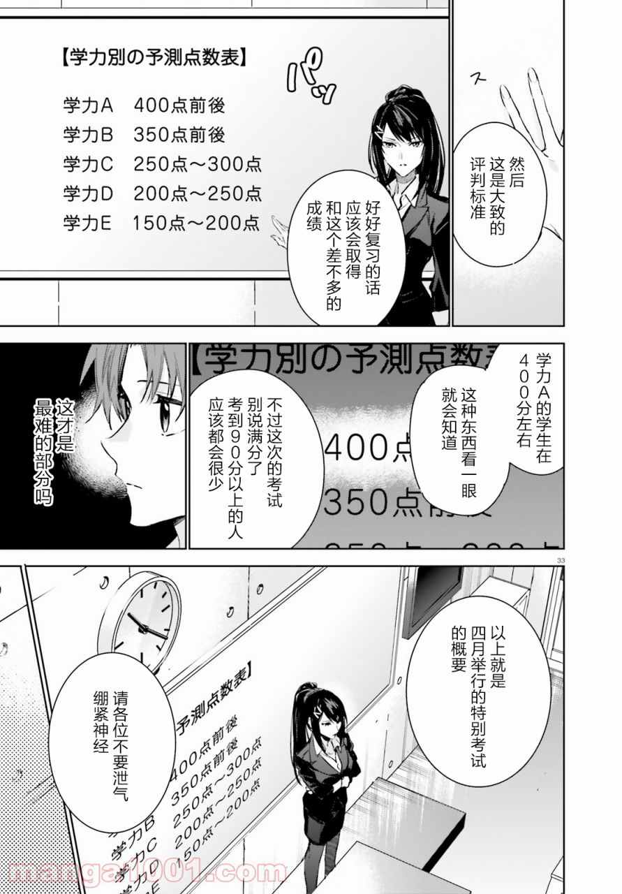 欢迎来到实力至上主义的教室 2年级篇 第1话 第32页