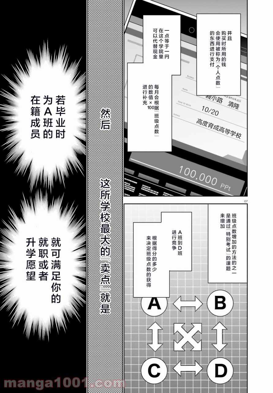 欢迎来到实力至上主义的教室 2年级篇 第1话 第6页